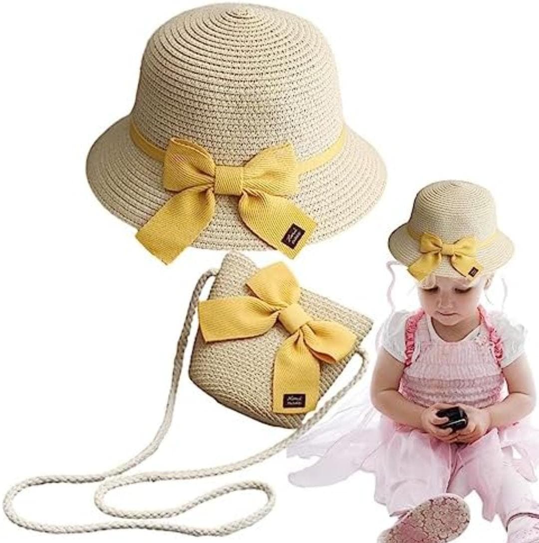 Girls hat+ sling bag casual wear set