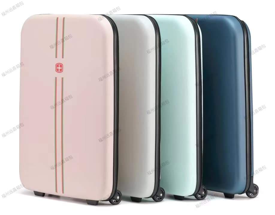 Collapsible travel luggage bag with wheels & lock