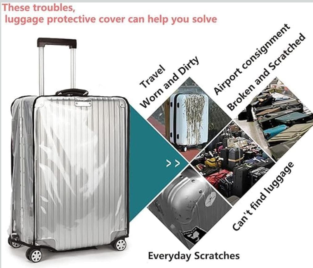Clear Suitcase Cover